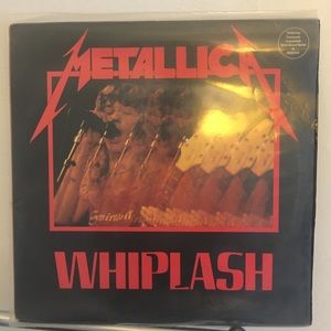 Original Metallica Whiplash vinyl (silver)